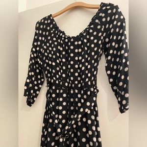 Anthropologie Maeve Polka Dot Dress